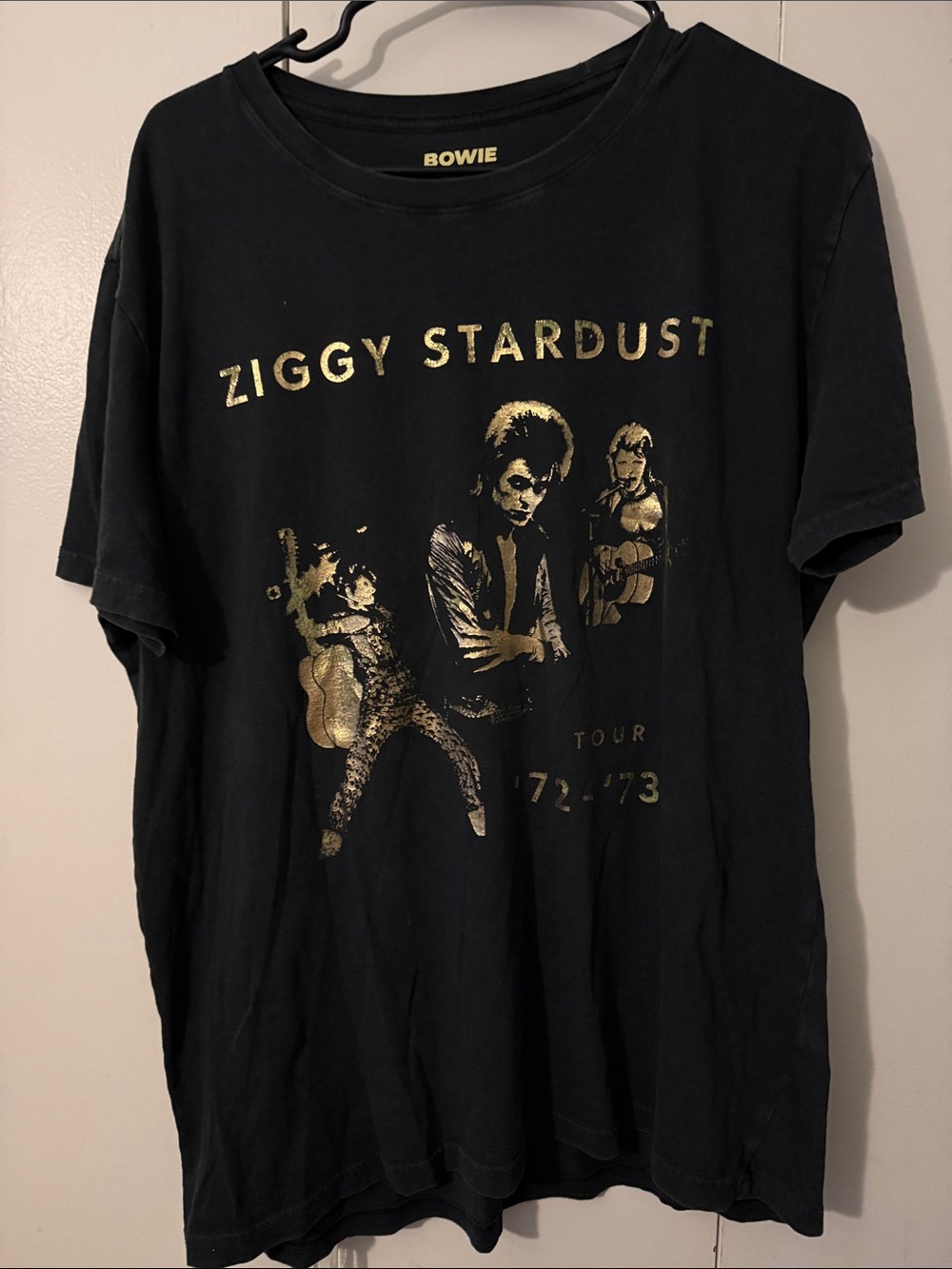 Lucky brand Ziggy Stardust Black Graphic Tee